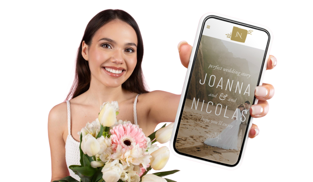 pagină principală site invitație nuntă